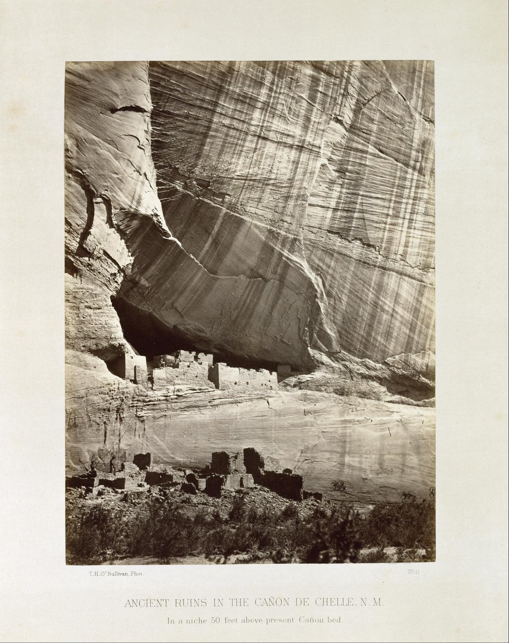 Ancient Ruins in the Canyon de Chelle, N.M. (Territory)